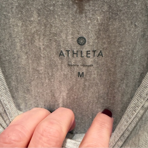 Athleta Light Gray Athletic Dress - Picture 4 of 6
